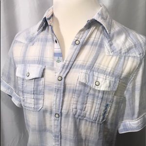 Buffalo men’s flannel short sleeve shirt